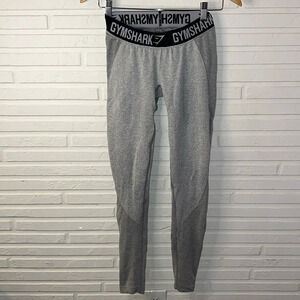 Gymshark Gray Low Rise Flex Dry Seamless Workout Leggings, Women’s Size small